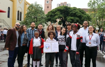 Colombia - "El Sufragio" Salesian School of the Medellín Province receives the Ministry of the Interior's "Seal of Non-Discrimination"