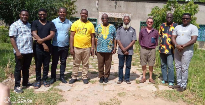 D.R. Congo - Fr Alphonse Owoudou visits Salesian Community of Mbuji-Mayi