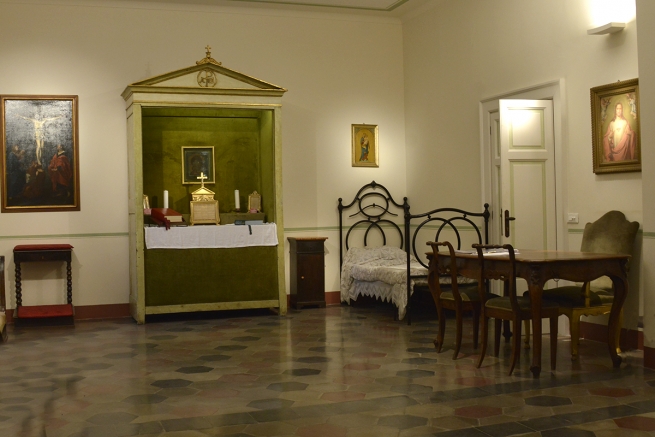 Las habitaciones de Don Bosco en Roma