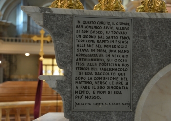 Itália – Local do êxtase de Domingos Sávio: Igreja de São Francisco de Sales