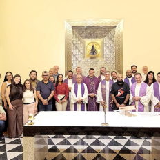 Brazil - The leadership teams of the Salesian Schools in São Paulo participate in the Mass at the National Shrine of Our Lady Aparecida