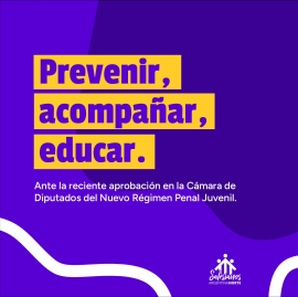 Argentina – Más oportunidades que penas: prevenir educando, educar acompañando