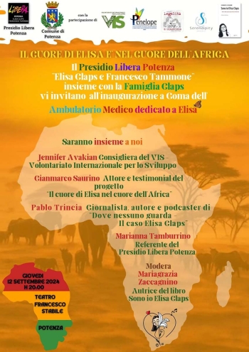 Italia – “El corazón de Elisa en el corazón de África”. Un proyecto sanitario del VIS en homenaje a la memoria de Elisa Claps