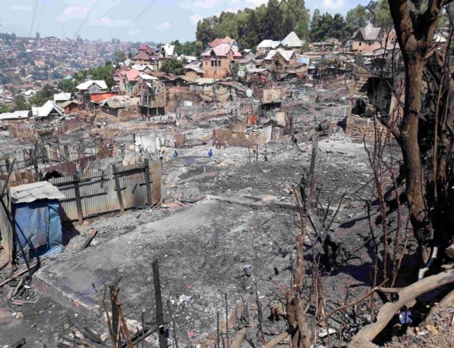 República Democrática del Congo - Otro incendio en Bukavu