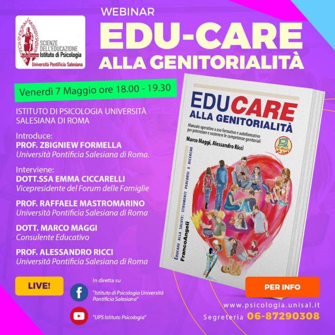 Italia – “Edu-Care alla genitorialità”: se ne parla all’UPS