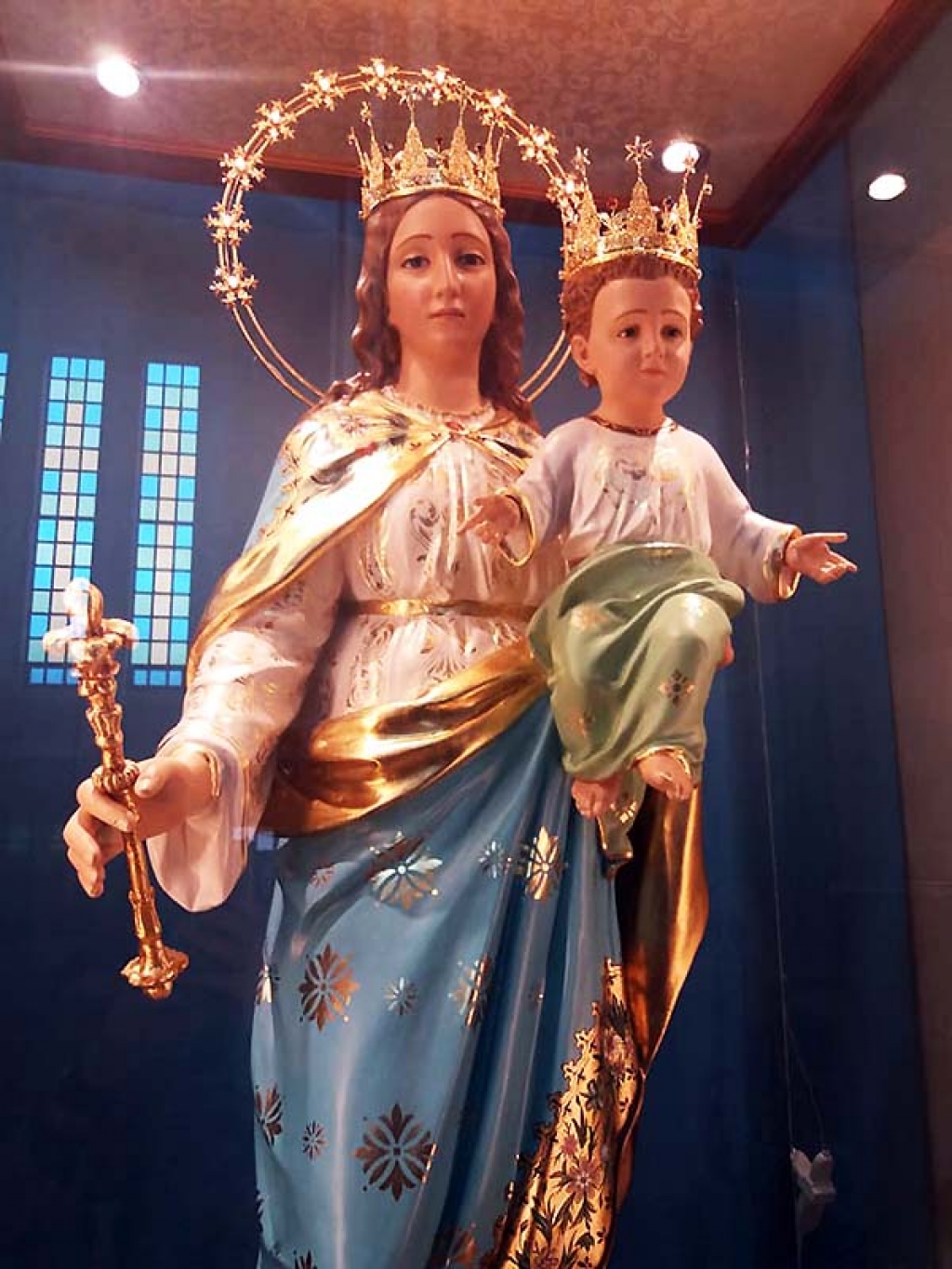 Italia Benedetta La Statua Restaurata Di Maria Santissima Ausiliatrice A Gela