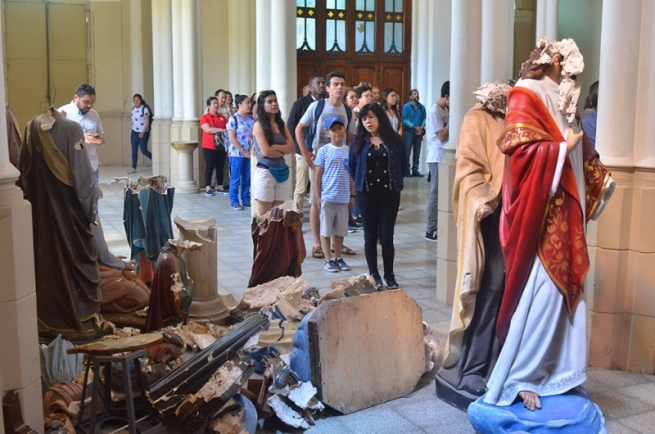 Chile – Juntos restauremos el Santuario María Auxiliadora de Talca que fue incendiado