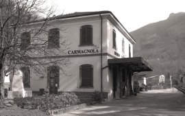 Italy - Carmagnola station, where Don Bosco met Michele Magone