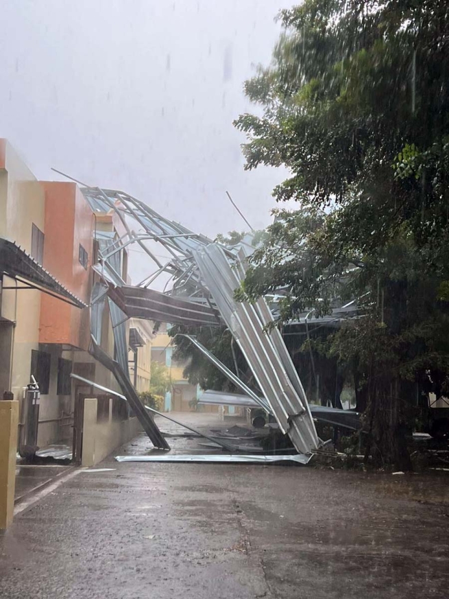 República Dominicana – Um inesperado tornado  atinge o Centro salesiano de Mao