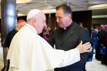 Vatican - Le Pape François rencontre le P. Ángel Fernández Artime