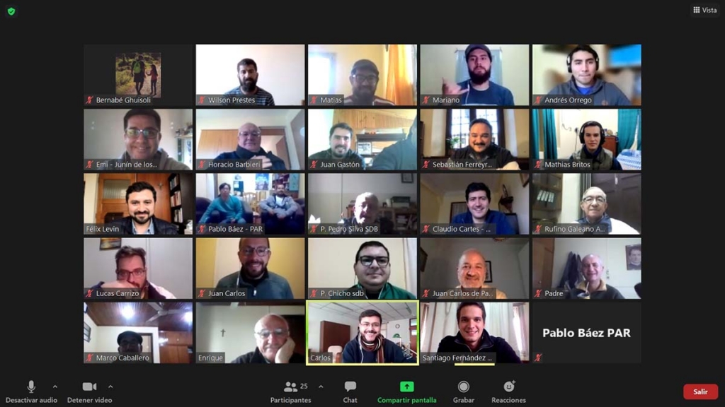 Uruguay - Virtual meeting of Salesian trainees from Argentina, Uruguay, Paraguay and Chile