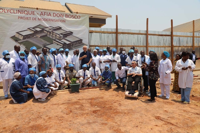 République Démocratique du Congo – Pose de la Première Pierre du Projet de Modernisation de la Polyclinique AFIA DON BOSCO de Lubumbashi