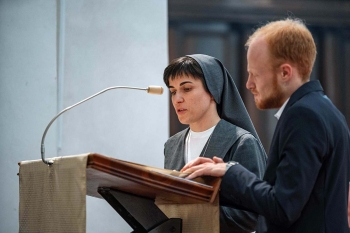 Italie - Profession perpétuelle de deux jeunes consacrés : Marco Canciani, SDB, et Giada Gazziola, FMA