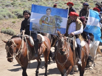 Argentine - Célébration de Zéphyrin Namuncurá dans la communauté de San Ignacio