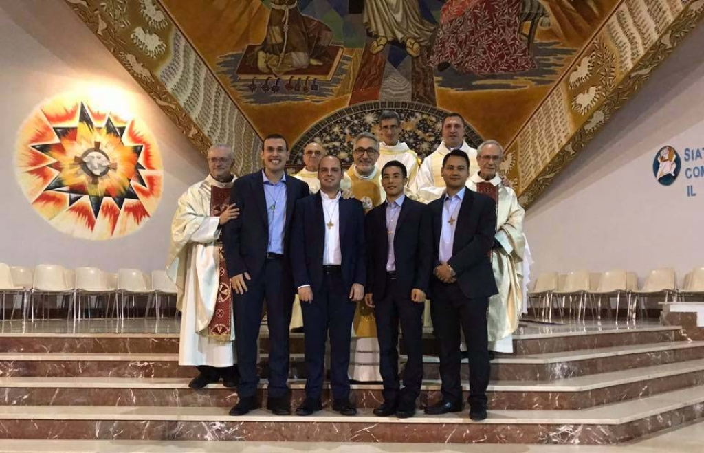 Italy - Perpetual professions of four Salesians