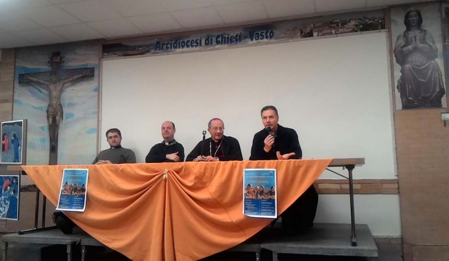 Italy - The Rector Major with Msgr Bruno Forte at Diocesan Youth Assembly of Chieti-Vasto