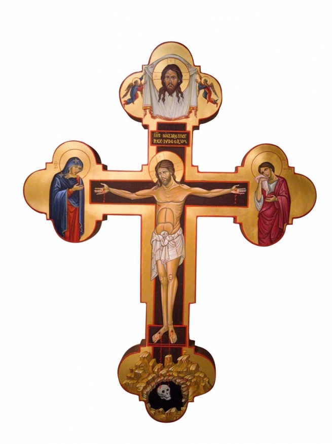 Włochy – Krzyż procesyjny w hołdzie biskupowi Giuseppe Cognacie, salezjaninowi