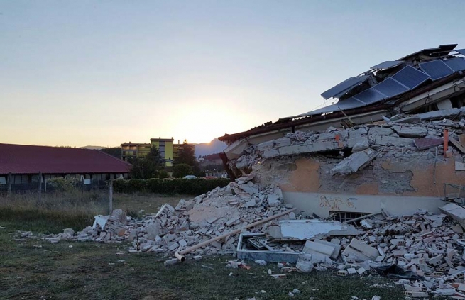 Italie – Salésiens de l’Italie Centrale dans émergence tremblement de terre