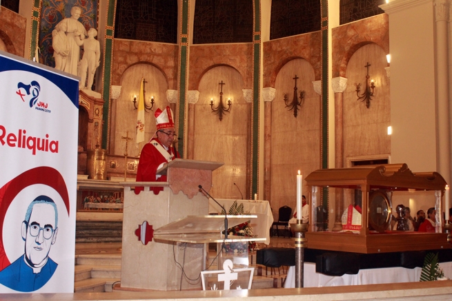 Panamá - A relíquia do beato Romero chega à Basílica de Dom Bosco