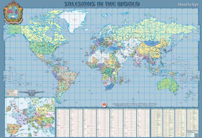 RMG - “Moved by hope”: presentation of Salesian Map 2021