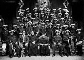 Espagne - La fanfare qui a joué à l'occasion de la Canonisation de Don Bosco