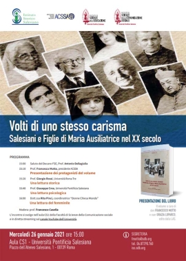 Italia – “Rostros de un mismo carisma. Salesianos e Hijas de María Auxiliadora en el siglo XX”
