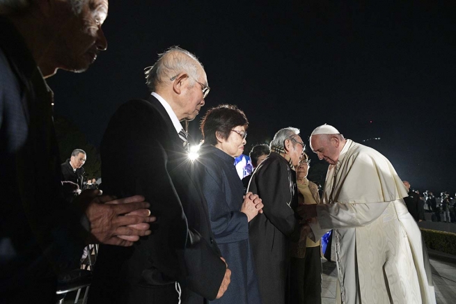 Japan - Pope Francis at Hiroshima Peace Memorial