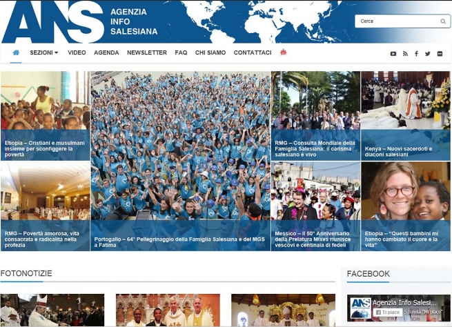 RMG – El sitio Web de ANS: compartir las cosas buenas que los salesianos hacen en el mundo