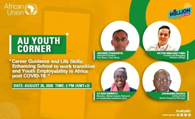 Quênia - Don Bosco Tech Africa conduz um webinar sediado pela União Africana