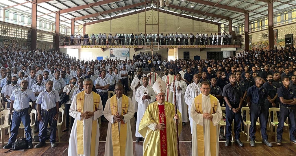 Papua New Guinea Students celebrate Solemnity of St. Joseph
