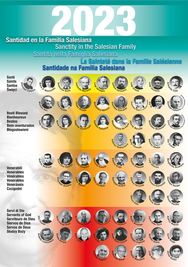 RMG – Publican el Dossier de Postulación 2022 y el Afiche sobre la santidad de la Familia Salesiana 2023