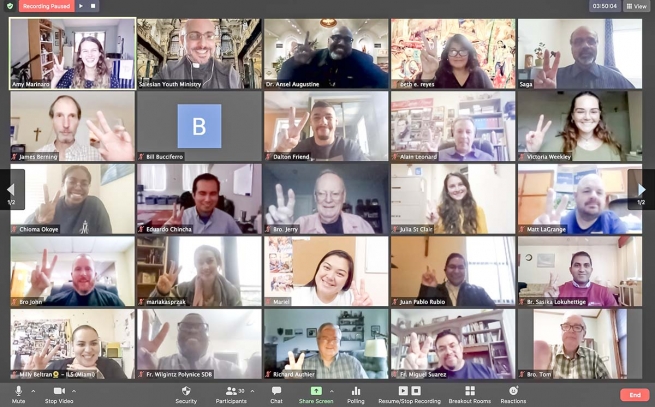 United States - Online meeting of Youth Ministry Coordinators of SUE Province