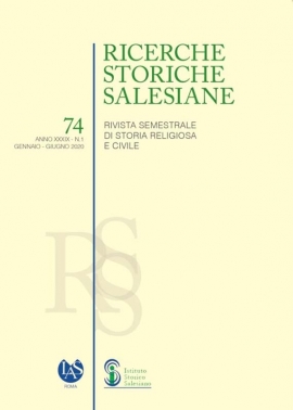 RMG – New issue and new guise for "Ricerche Storiche Salesiane - Salesian Historical Research"