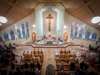 Pologne - Dédicace de l'église salésienne de Piła à Saint Jean Bosco