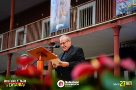 Italie - Visite du Recteur Majeur, le P. Fabio Attard, à Catane