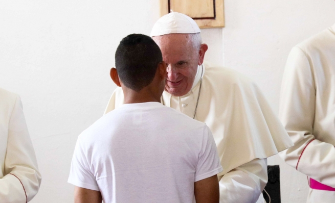 Panamá – El Papa tocó el corazón de los jóvenes de la cárcel de Menores de Panamá2019: “¡No todo está terminado…!”