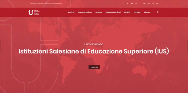 RMG – Nuovo portale web delle Istituzioni Salesiane di Educazione Superiore (IUS)
