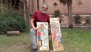 Argentina – Due nuovi dipinti in onore di Sant’Artemide Zatti: “Sono preghiere che si trasmettono con i colori”