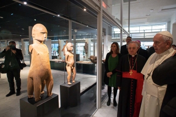 Vaticano - Papa Francisco inaugura o Museu "Anima Mundi" e uma exposição sobre a Amazônia