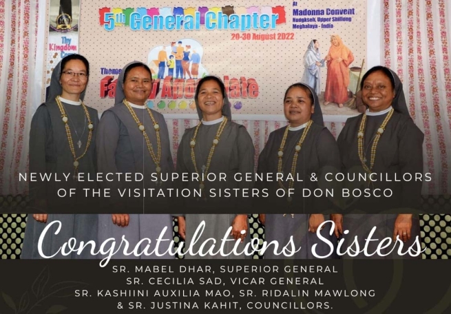 India – Visitation Sisters of Don Bosco have a New Superior General & Council