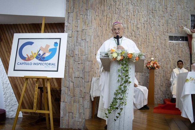 Ekwador – Nuncjusz apostolski w Ekwadorze przewodniczy Eucharystii w czasie Kapituły Inspektorialnej
