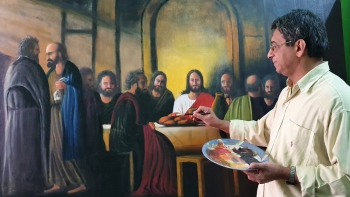 India – “La Última Cena” contemporánea, del salesiano coadjutor Mathew John Puthanangady