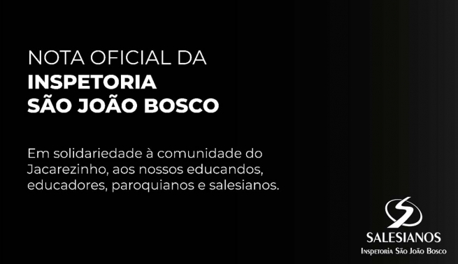 Brasil – Comunicado de prensa de la Inspectoría salesiana de Belo Horizonte tras el operativo policial "Exceptis"