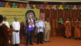 India – Guwahati ha offerto un’accoglienza solenne al Rettor Maggiore