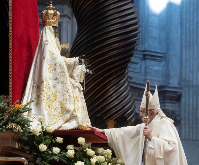 Watykan – Msza św. w uroczystość Świętej Bożej Rodzicielki Maryi i 53. Światowy Dzień Pokoju