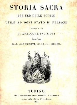 “Historia Sagrada”: el libro sobre la religión que Don Bosco escribió para los jóvenes