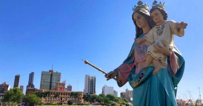 Paraguay – I giovani del MGS seguono sulle reti sociali la peregrinazione di Maria Ausiliatrice