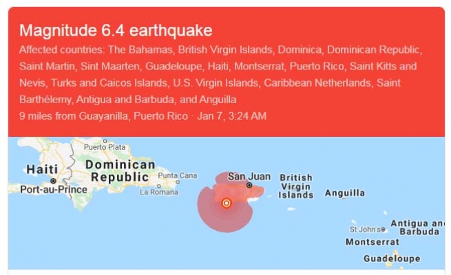 Porto Rico – Medo e destruição causados pelo terremoto; os tremores continuam