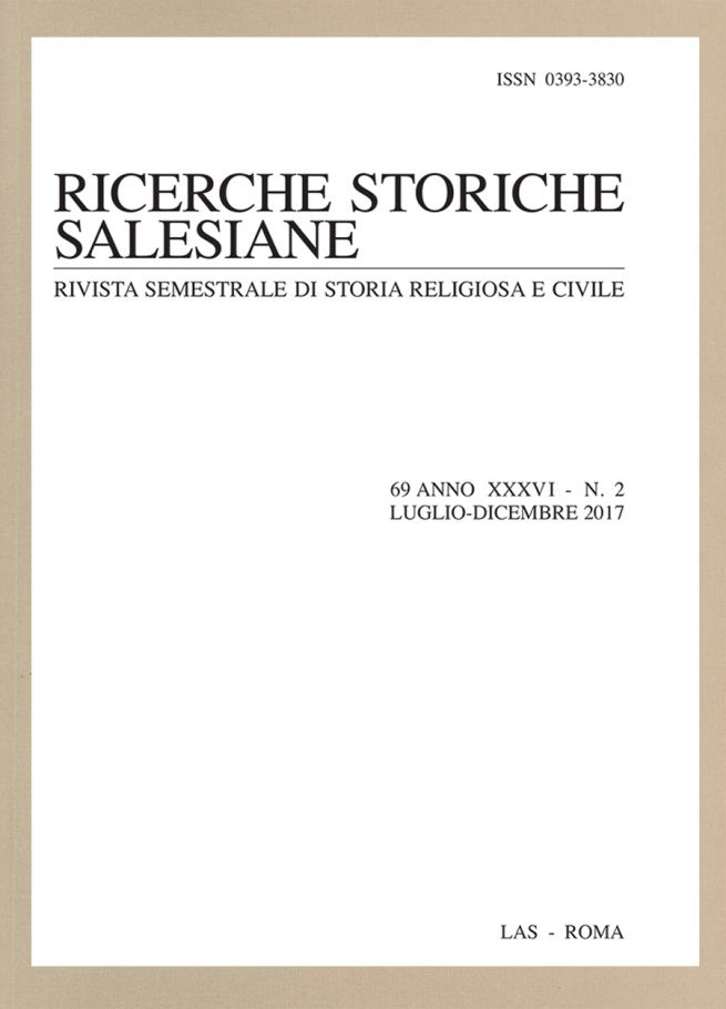 Dom Generalny – Nr 69 “Ricerche Storiche Salesiane”