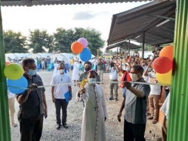 Timor Est – Inaugurate delle strutture temporanee per gli sfollati colpiti dalle inondazioni